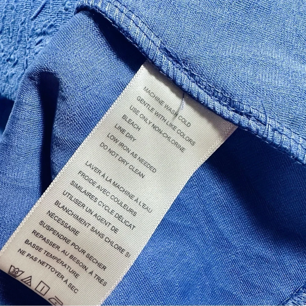 NWOT Free People Femme ‘Brooklyn’ Skater Mini Dress in Cornflower Blue Size XS